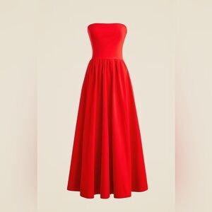 J. Crew Strapless mixy dress